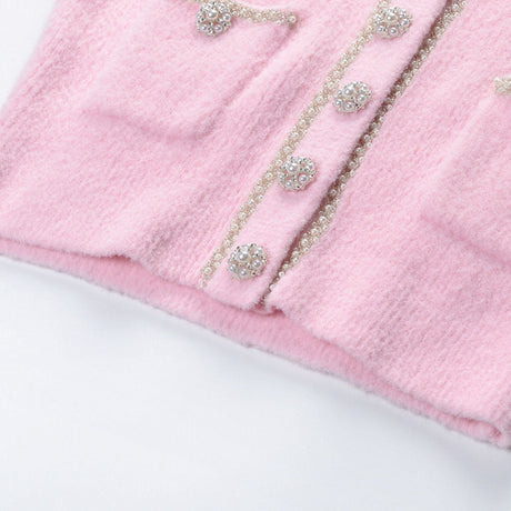 Adèle pink jacket  skirt matching set