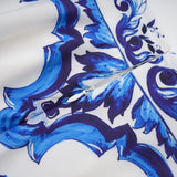 Allegra graphicprinted top  skirt matching set