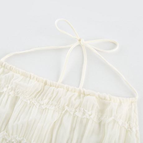 Alyssa pleated top  skirt matching set
