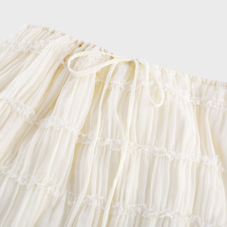 Alyssa pleated top  skirt matching set