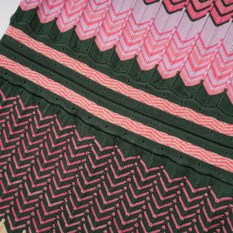 Daphné contrastcolor knitted midi dress
