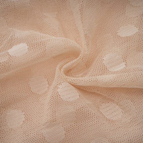 Éliane polkadot laceembroidered midi dress