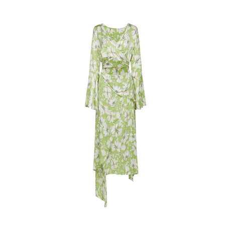 Éva floralprint crystalembellished midi dress