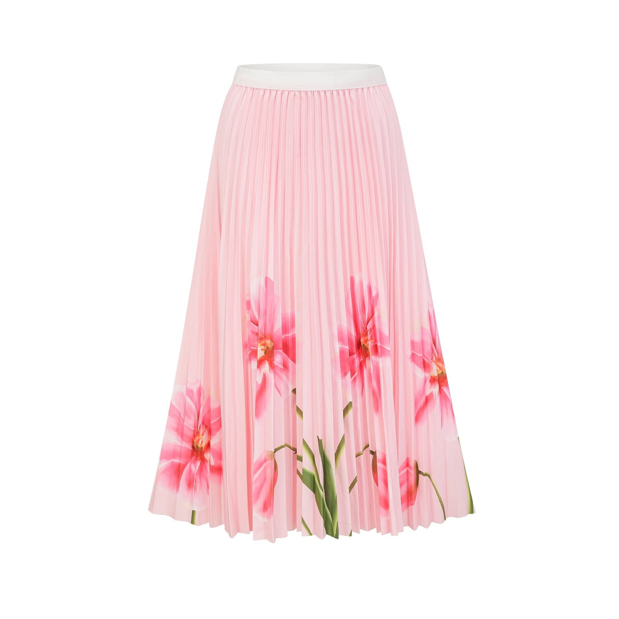 Justine floralprint stretch top  skirt matching set