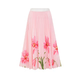 Justine floralprint stretch top  skirt matching set