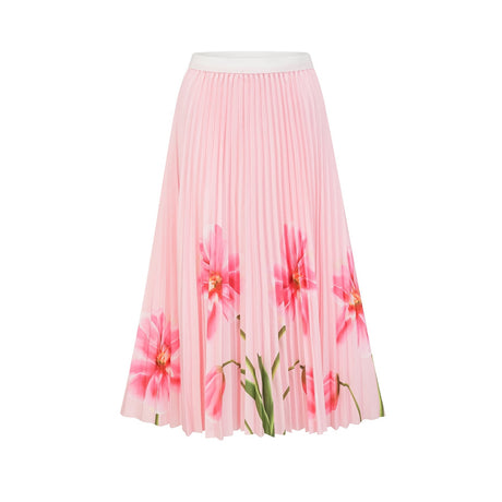 Justine floralprint stretch top  skirt matching set