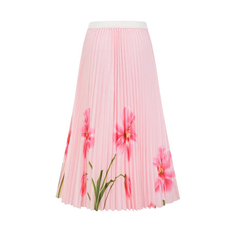 Justine floralprint stretch top  skirt matching set