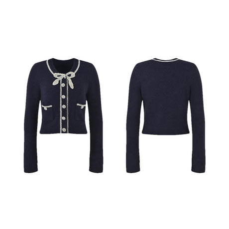 Liane fauxpearl embellished jacket  skirt matching set