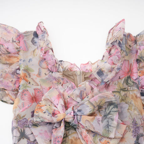 Margaux offshoulder ruffled midi dress