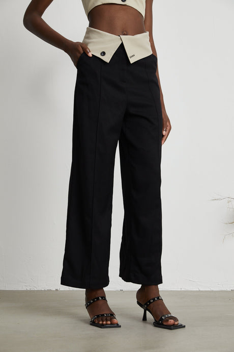Naomi crop top  trousers matching set
