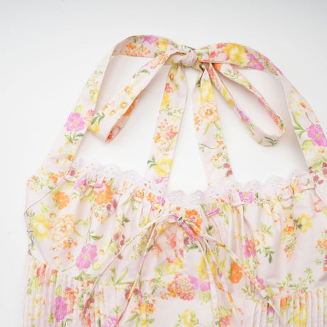 Odette floralprint halterneck midi dress