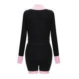 Ondinea black knitted bodysuit