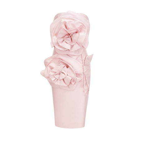 Pascale fauxflower midi dress