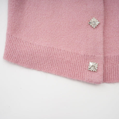 Renée pink embellished jacket  skirt matching set