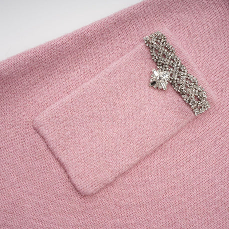 Renée pink embellished jacket  skirt matching set