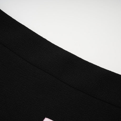 Uaine black jacket  skirt matching set