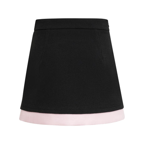 Uaine black jacket  skirt matching set