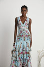 Victoire floralprinted midi dress