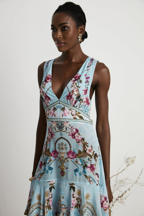 Victoire floralprinted midi dress