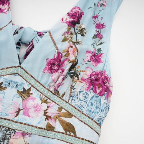 Victoire floralprinted midi dress
