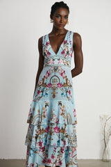 Victoire floralprinted midi dress