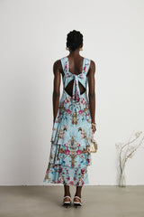 Victoire floralprinted midi dress
