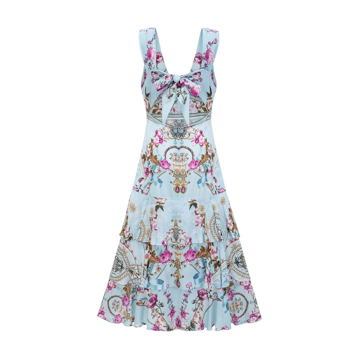 Victoire floralprinted midi dress